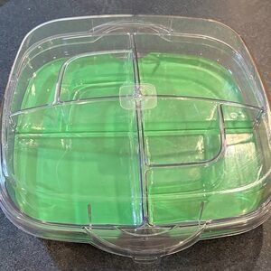 Pampered Chef Cool and Serve Square Tray #2292 EUC